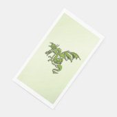 Green Flying Dragon Servet (Hoek)