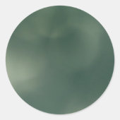 Green Fog Ronde Sticker (Voorkant)
