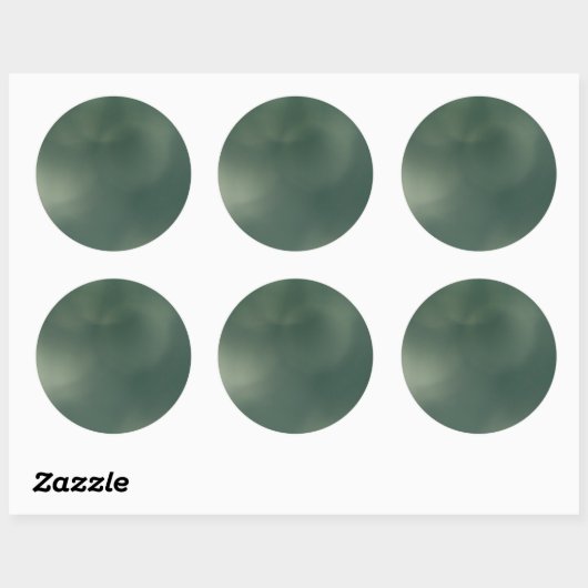 Green Fog Ronde Sticker (Vel)
