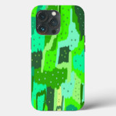 Green Foliage Abstract Case-Mate iPhone Case (Achterkant)