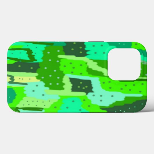 Green Foliage Abstract Case-Mate iPhone Case (Achterkant (horizontaal))