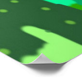 Green Foliage Abstract Poster (Hoek)