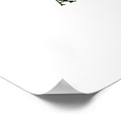 Green Foliage Botanical Wedding Welcome Poster (Hoek)