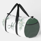 Green Foliage Personalized Gym Duffel Bag Plunjezak (Rechterhoek)