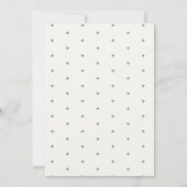 Green Foliage Winter Wreate Logo Kerstparty Kaart (Achterkant)