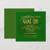 Green Football Helmet Kaart (Voorkant / Achterkant)