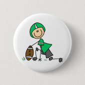 Green Football Player Button (Voorkant)
