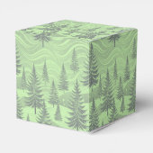 Green Forest Christmas Bedankdoosjes (Achterkant)