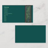 Green Forest Filmstrip Profile Card Visitekaartje (Voorkant / Achterkant)