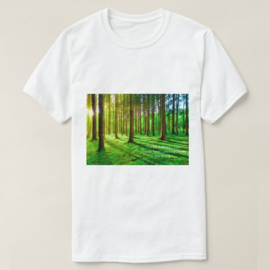 Green Forest Image - Lush Nature  T-shirt (Design voorkant)