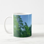 Green Forest Landscape Photography Magnet Koffiemok (Links)