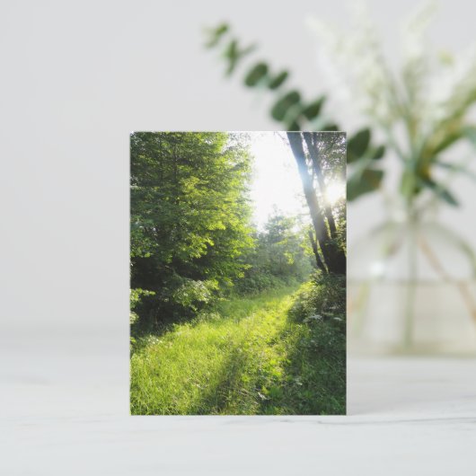 Green Forest Meadow Briefkaart (Staand voorkant)