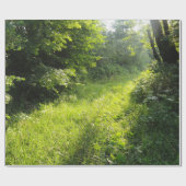 Green Forest Meadow Cadeaupapier (Vlak)