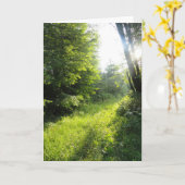 Green Forest Meadow Kaart (Gele Bloem)