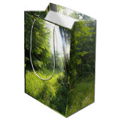 Green Forest Meadow Medium Cadeauzakje (Achterkant Gekanteld)