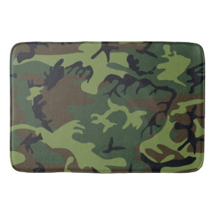 Green Forest Militaire Camo Badmat