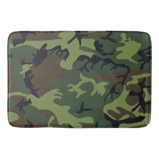 Green Forest Militaire Camo Badmat (Voorkant)
