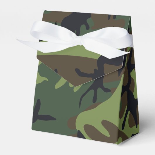 Green Forest Militaire Camo Bedankdoosjes (Voorkant Zijde)
