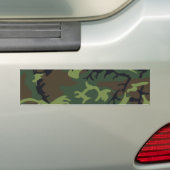 Green Forest Militaire Camo Bumpersticker (Op auto)