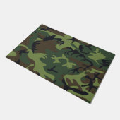 Green Forest Militaire Camo Deurmat (Schuin)
