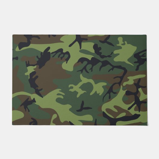 Green Forest Militaire Camo Deurmat (Voorkant)