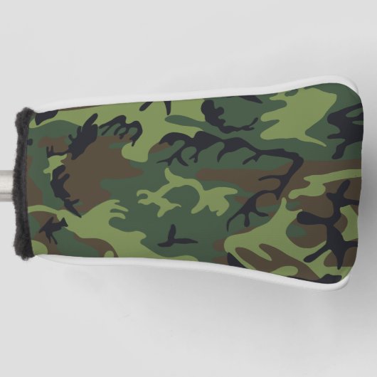 Green Forest Militaire Camo Golfheadcover (Voorkant)