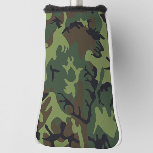 Green Forest Militaire Camo Golfheadcover (Draai 90)