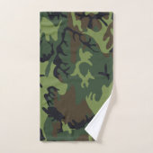 Green Forest Militaire Camo Handdoek (Handdoek)