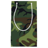 Green Forest Militaire Camo Klein Cadeauzakje (Voorkant)