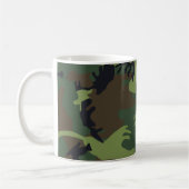 Green Forest Militaire Camo Koffiemok (Links)