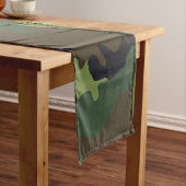 Green Forest Militaire Camo Korte Tafelloper (Voorbeeld)
