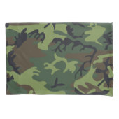 Green Forest Militaire Camo Kussensloop (Voorkant)