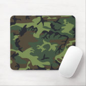 Green Forest Militaire Camo Muismat (Met muis)