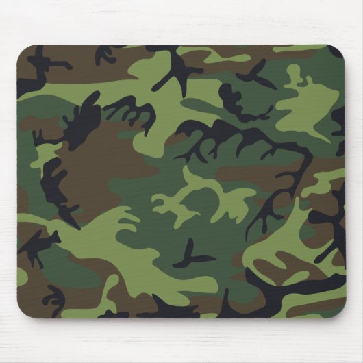Green Forest Militaire Camo Muismat (Voorkant)