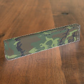 Green Forest Militaire Camo Naambordje (Zijkant)