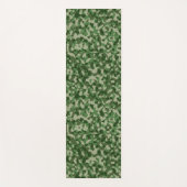 Green Forest Militaire Camo patroon Yogamat (Voorkant)