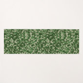 Green Forest Militaire Camo patroon Yogamat (Voorkant (horizontaal))