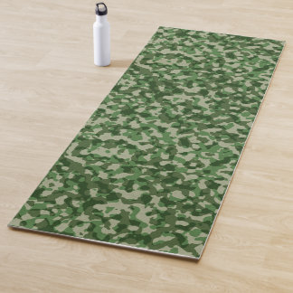 Green Forest Militaire Camo patroon Yogamat