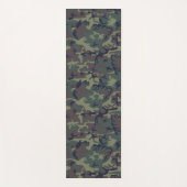 Green Forest Militaire Camo patroon Yogamat (Voorkant)