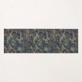 Green Forest Militaire Camo patroon Yogamat (Voorkant (horizontaal))