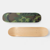 Green Forest Militaire Camo Persoonlijk Skateboard (Horizontaal)