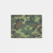 Green Forest Militaire Camo Post-it® Notes (Voorkant)