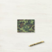 Green Forest Militaire Camo Post-it® Notes (Op bureau)