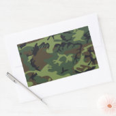 Green Forest Militaire Camo Rechthoekige Sticker (Envelop)