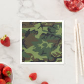 Green Forest Militaire Camo Servet (Insitu)