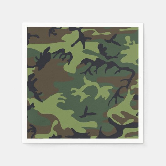 Green Forest Militaire Camo Servet (Voorkant)