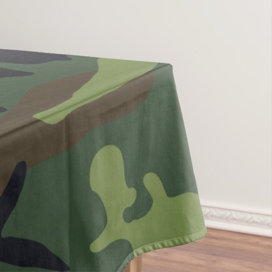 Green Forest Militaire Camo Tafelkleed (Voorbeeld)