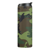 Green Forest Militaire Camo Thermosbeker (Gedraaid links)