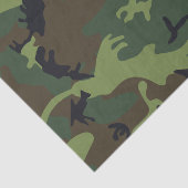 Green Forest Militaire Camo Tissuepapier (Detail)