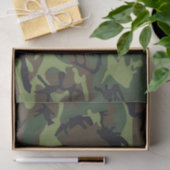 Green Forest Militaire Camo Tissuepapier (Geschenk)